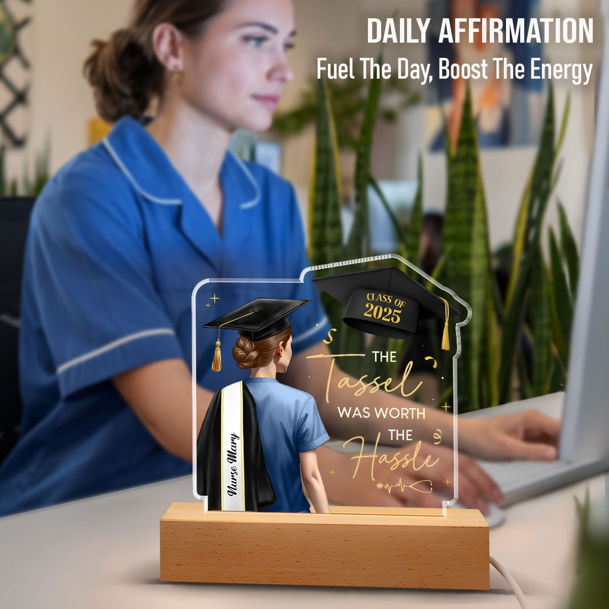 Dream Nurse Graduation - Personalized LED Light