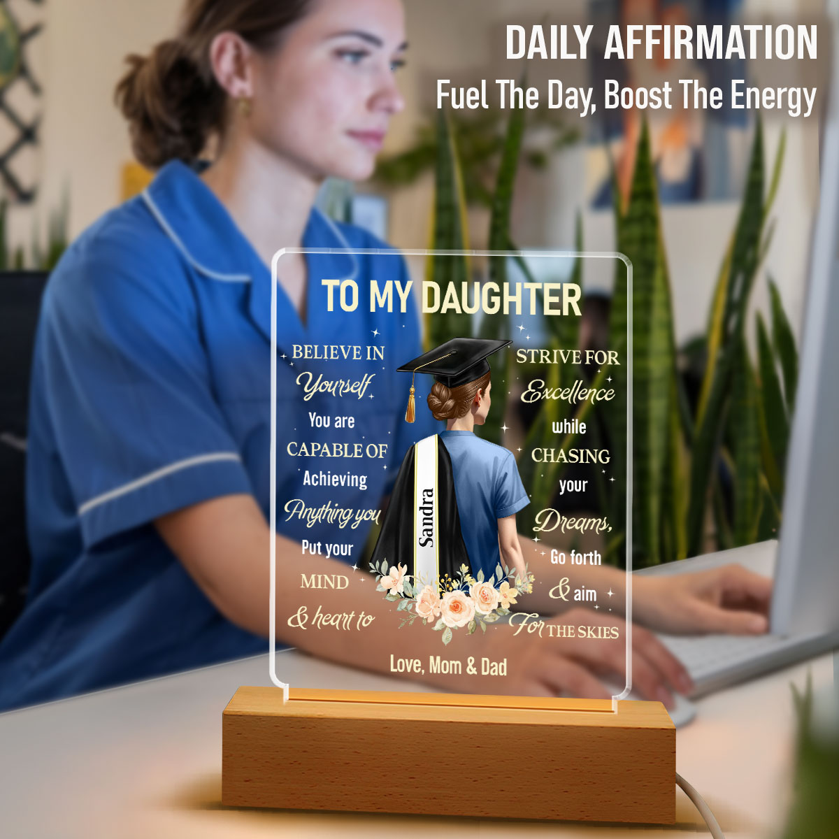 Believe In Yourself - Personalized LED Light
