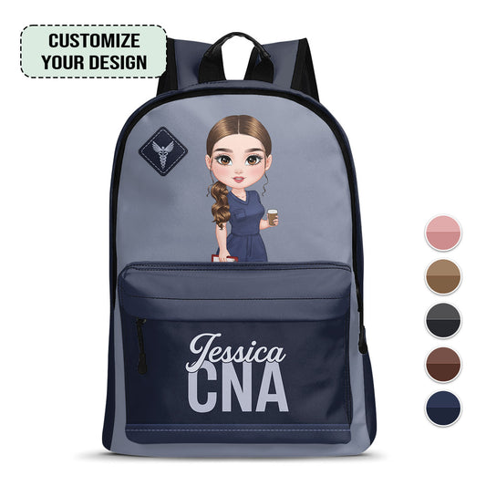 Simple Nurse - Personalized Backpack