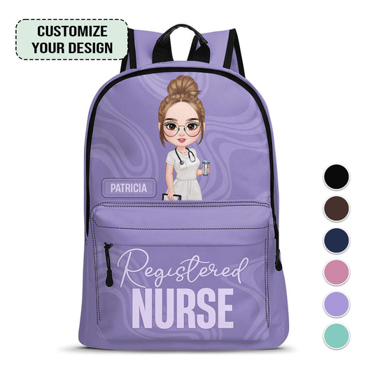 Basic Nurse - Personalized Backpack