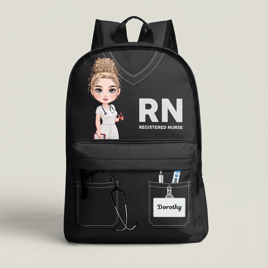 Nurse Scrubs Life - Personalized Backpack