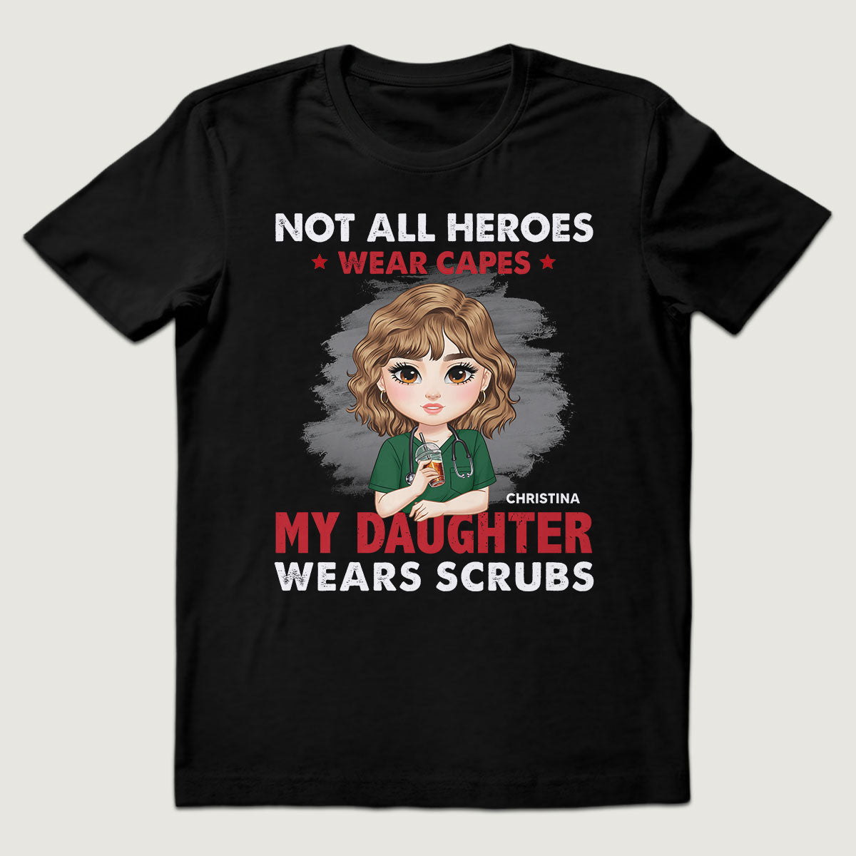 Not All Heroes Wear Capes - Personalized Custom Nurse T-shirt, Hoodie, Sweatshirt