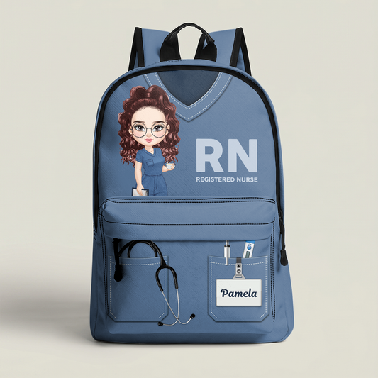 Nurse Scrubs - Personalized Backpack