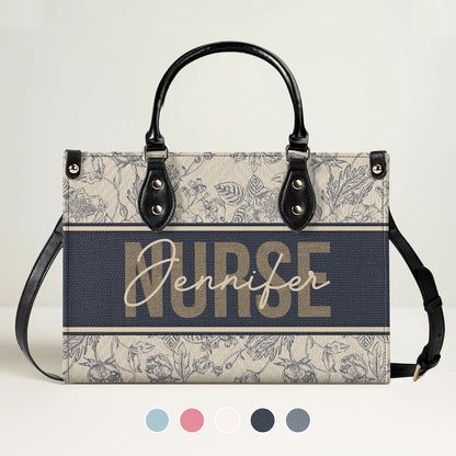Right Nurse - Personalized Custom Leather Handbag