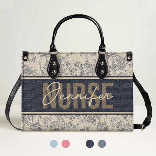 Right Nurse - Personalized Custom Leather Handbag
