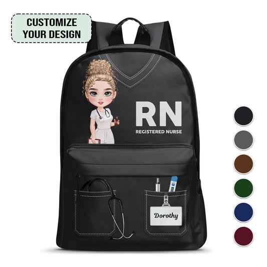 Nurse Scrubs Life - Personalized Backpack