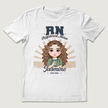 Retro Star Nurse - Personalized Custom Nurse T-shirt, Hoodie, Sweatshirt