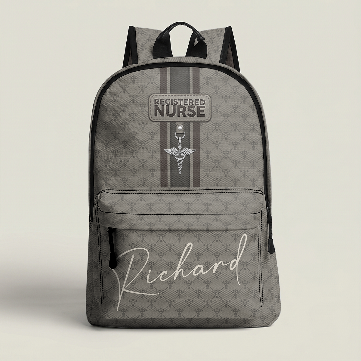 Nurse Monogram - Personalized Backpack
