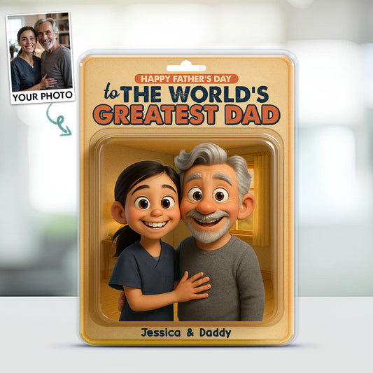 World’s Greatest Dad - Personalized Acrylic Plaque - father day gift