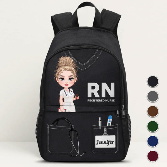Nurse Scrubs Life - Personalized Backpack