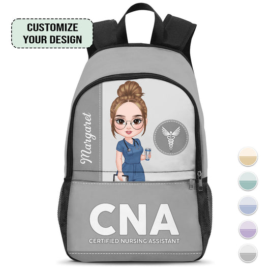 Elegant Nurse - Personalized Fabric Backpack