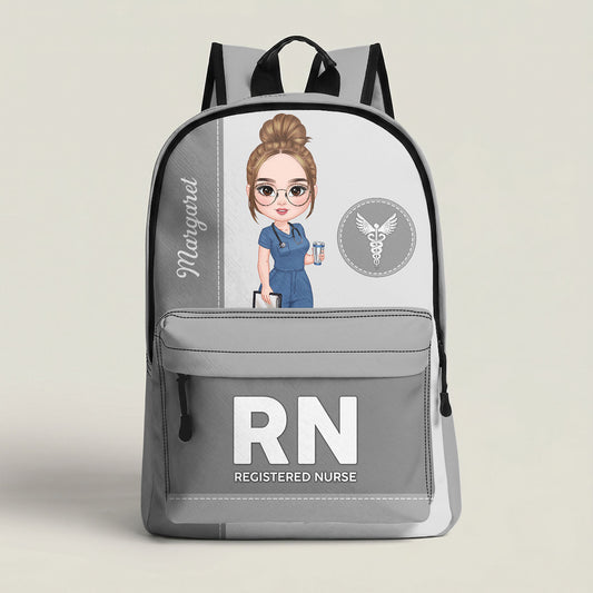 Elegant Nurse - Personalized Backpack