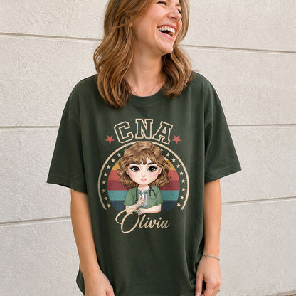 Retro Nurse Style - Personalized Custom Nurse T-shirt, Hoodie, Sweatshirt