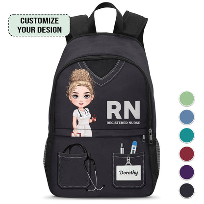 Nurse Scrubs - Personalized Backpack