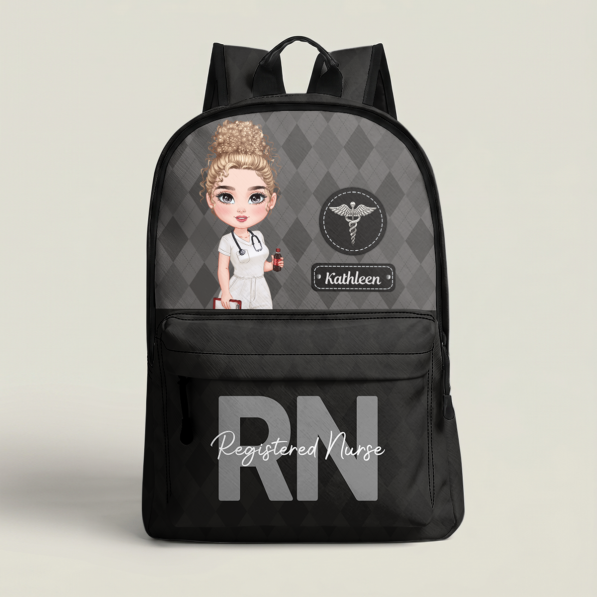 Nurse Elegant Style - Personalized Backpack