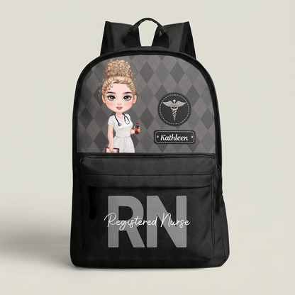 Nurse Elegant Style - Personalized Backpack