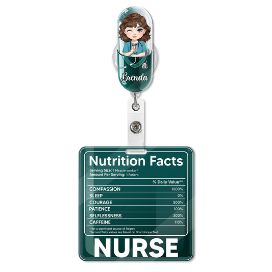 Nurse Pills - Personalized Nurse Badge Reel & Buddy Set