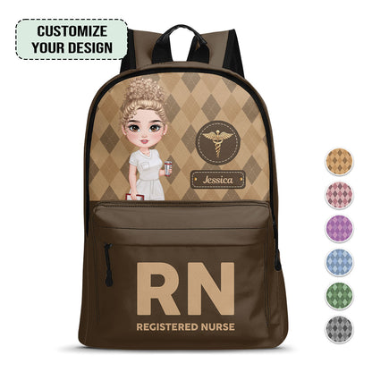 Nurse Happy Life - Personalized Backpack