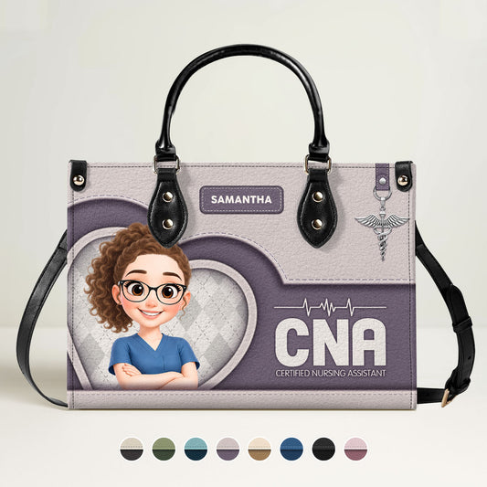Delightful Nurse Style - Personalized Custom Leather Handbag