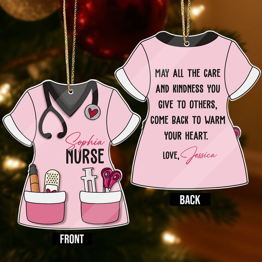 Warm Your Heart - Personalized Nurse Acrylic Ornament