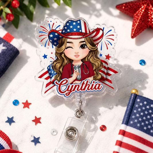 Essential Nurse USA - Personalized Nurse Badge Reel