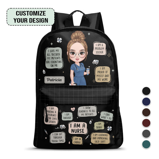 Nurse Affirmations - Personalized Backpack