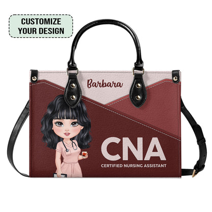 Incredibly Perfect Nurse - Personalized Custom Leather Handbag