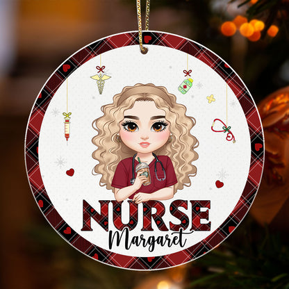 Awesome Nurse Life - Personalized Nurse Acrylic Ornament