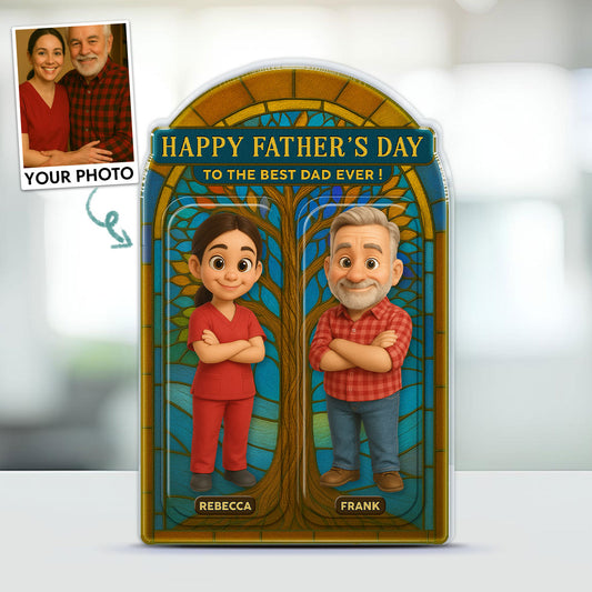 Our Best Dad - Personalized Acrylic Plaque
