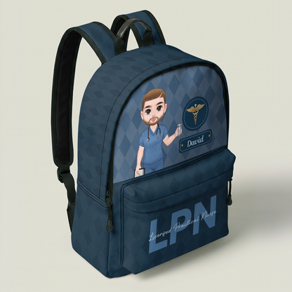 Nurse Elegant Style - Personalized Backpack