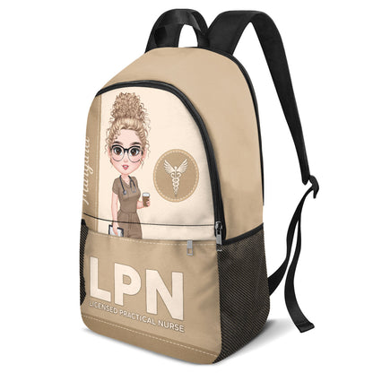 Elegant Nurse - Personalized Backpack