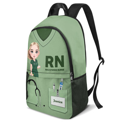 Nurse Scrubs - Personalized Backpack