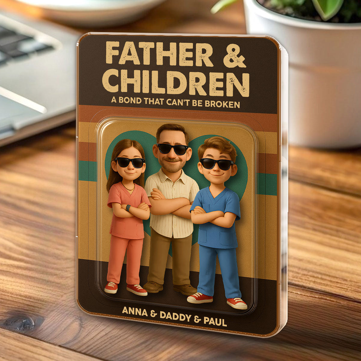 Father & Daughter - Personalized Acrylic Plaque