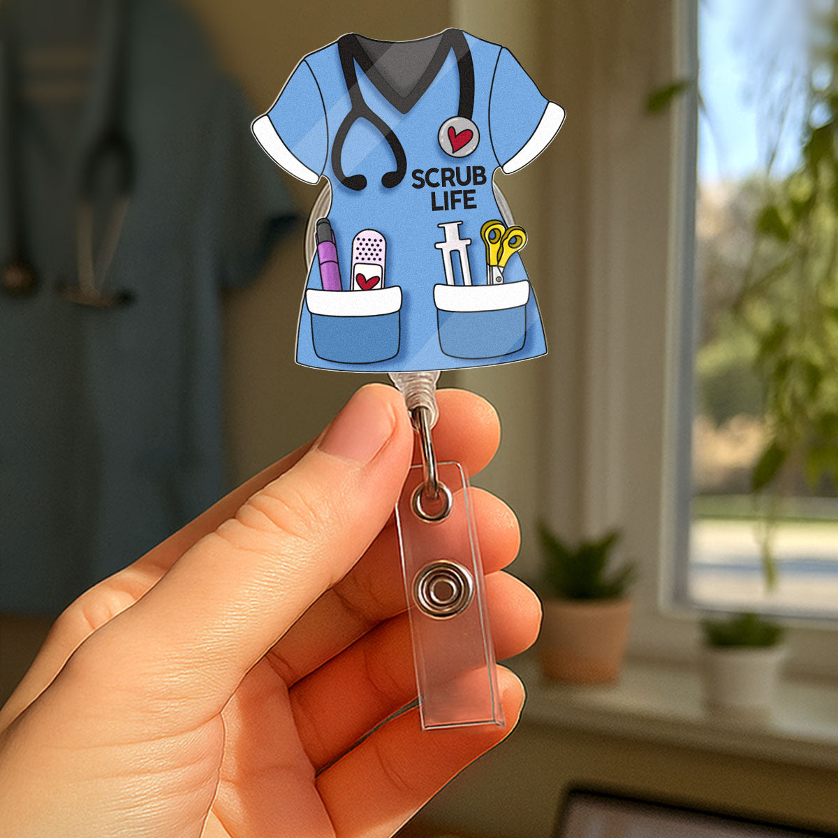 Scrub Color - Badge Reel for Nurses
