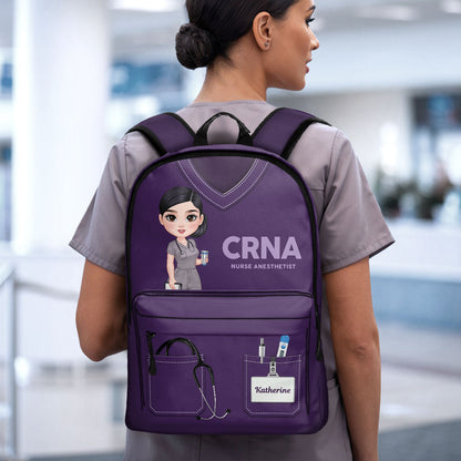 Cool Nurse Uniform - Personalized Backpack