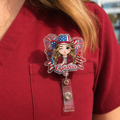 Essential Nurse USA - Personalized Nurse Badge Reel