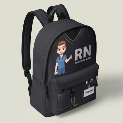 Nurse Scrubs - Personalized Backpack