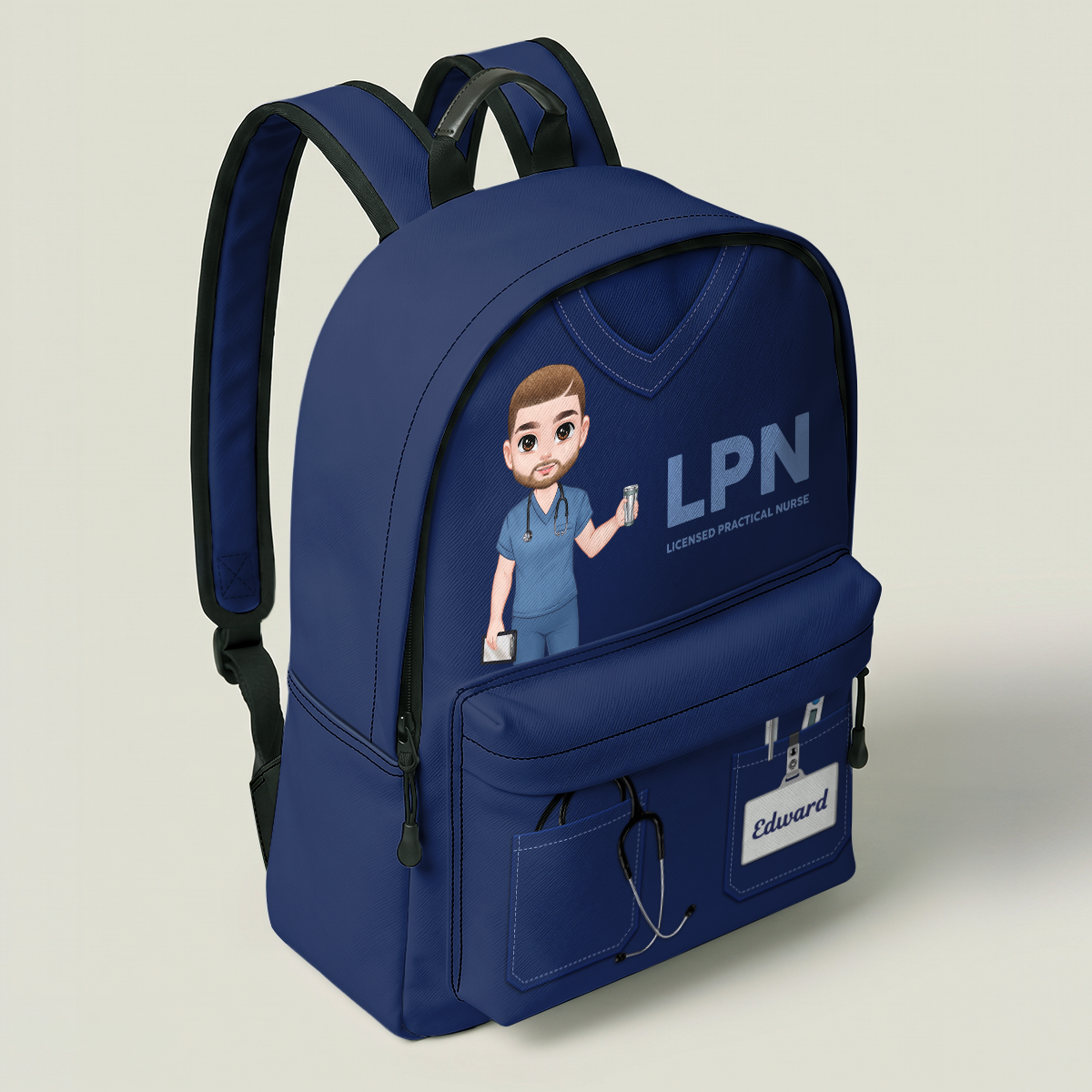 Nurse Scrubs Life - Personalized Backpack