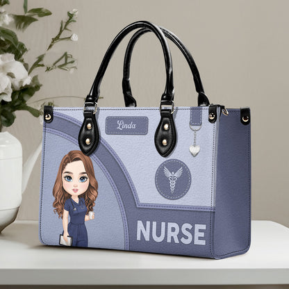 Gentle Style Nurse - Personalized Custom Leather Handbag