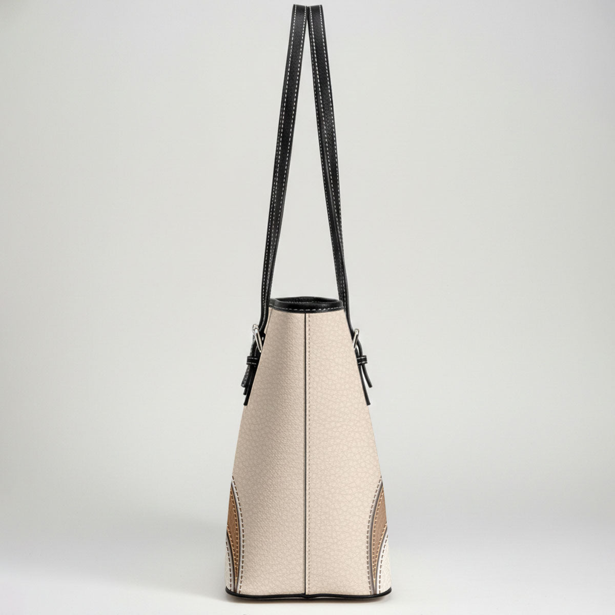 Nurse With Elegant Vibe - Personalized Custom Nurse Leather Tote Bag