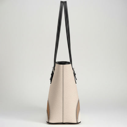 Nurse With Elegant Vibe - Personalized Custom Nurse Leather Tote Bag