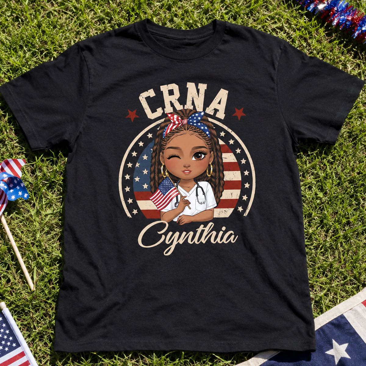 Patriotic Nurse Life - Personalized Custom Nurse T-shirt, Hoodie, Sweatshirt