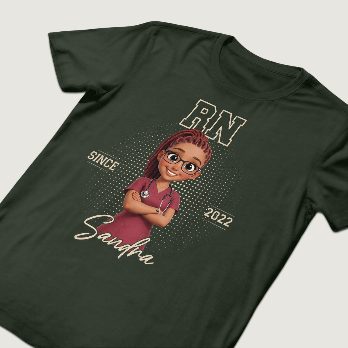 Retro Elegant Nurse - Personalized Custom Nurse T-shirt, Hoodie, Sweatshirt