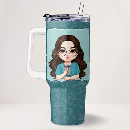 Difference Maker - Personalized Nurse 40oz Tumbler With Handle