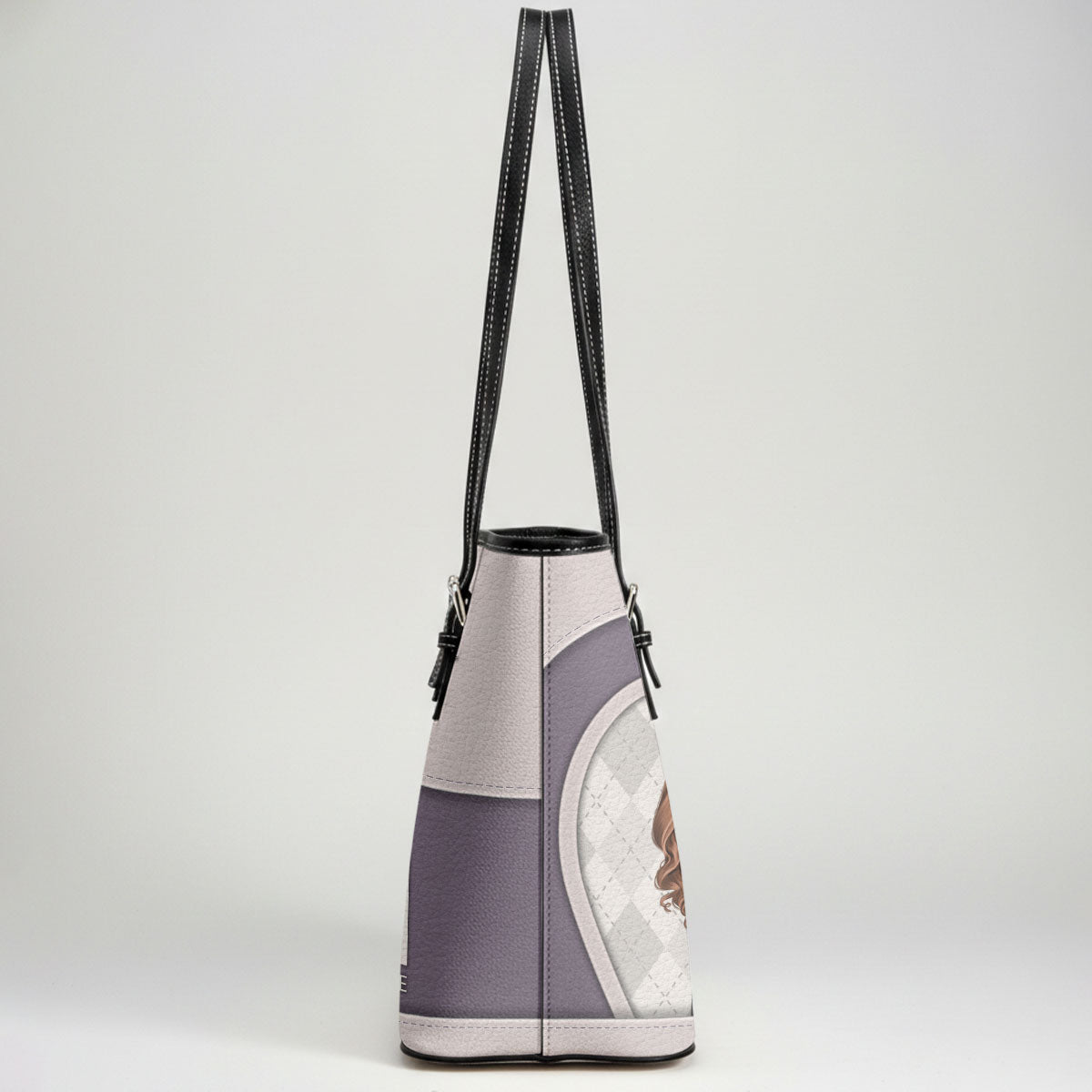 Nurse Basic Style - Personalized Custom Nurse Leather Tote Bag