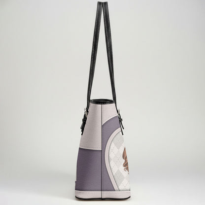 Nurse Basic Style - Personalized Custom Nurse Leather Tote Bag