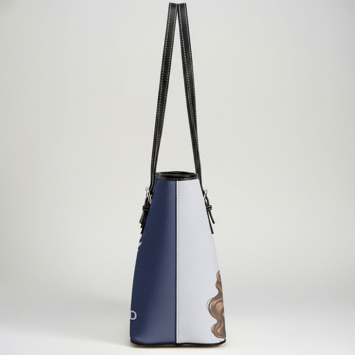 Graceful Nurse Style - Personalized Custom Nurse Leather Tote Bag