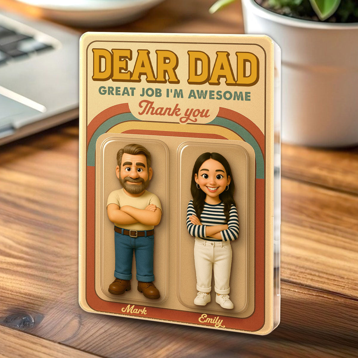 Great Job Dad - Personalized Acrylic Plaque