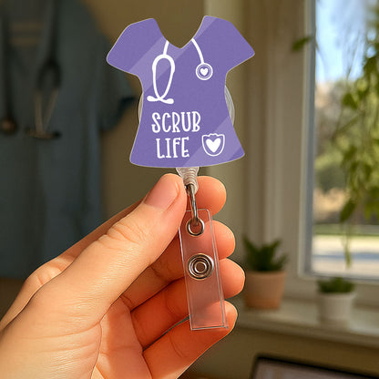 The Scrub - Personalized Nurse Badge Reel