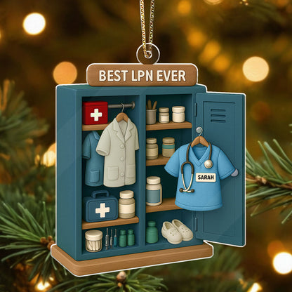 Nurse Locker - Personalized Nurse Acrylic Ornament